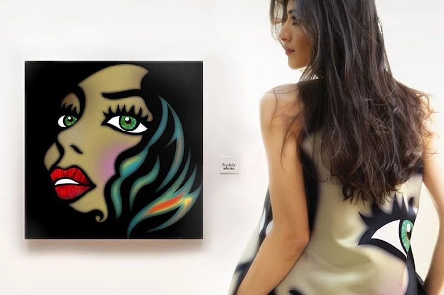 The artist has been transforming everyday objects into art for the last nine years. (Instagram)
