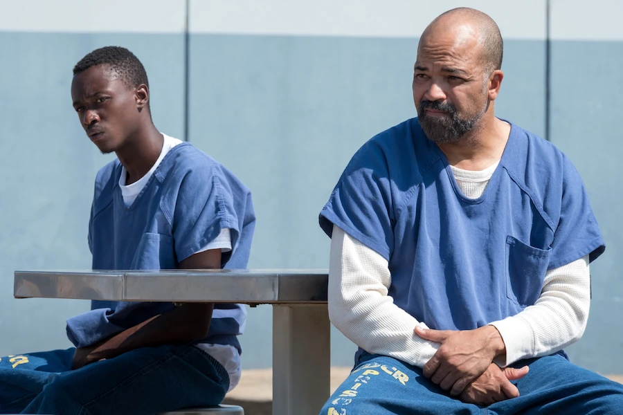 Ashton Sanders and Jeffrey Wright in 'All Day and a Night' (Netflix)