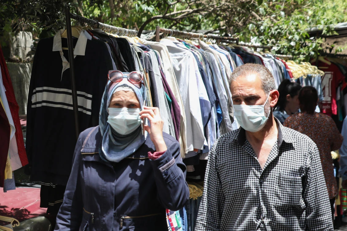 Syria has kept an overnight curfew in place but has begun to open some of its economy after a lockdown. (File/Louai Beshara/AFP)