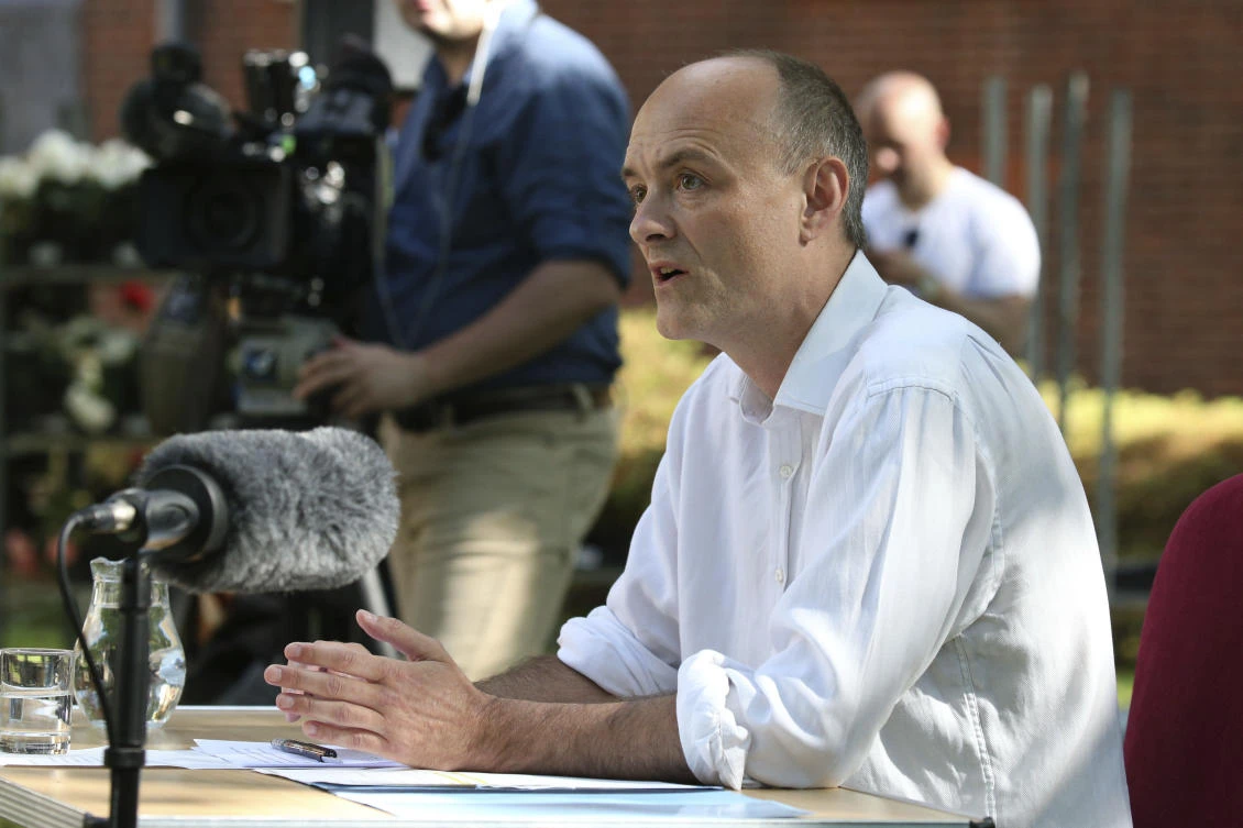 Aide to British PM Dominic Cummings says he doesn’t regret COVID-19 lockdown trip