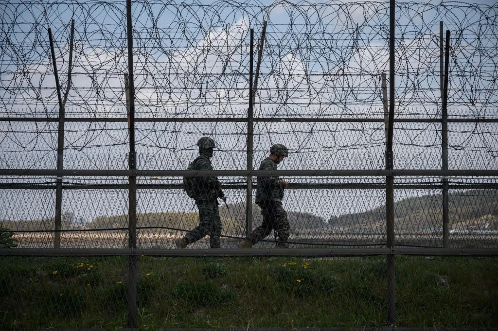 The DMZ, which was established as a buffer at the end of the Korean War, is a de facto border separating North and South Korea. (File/AFP)