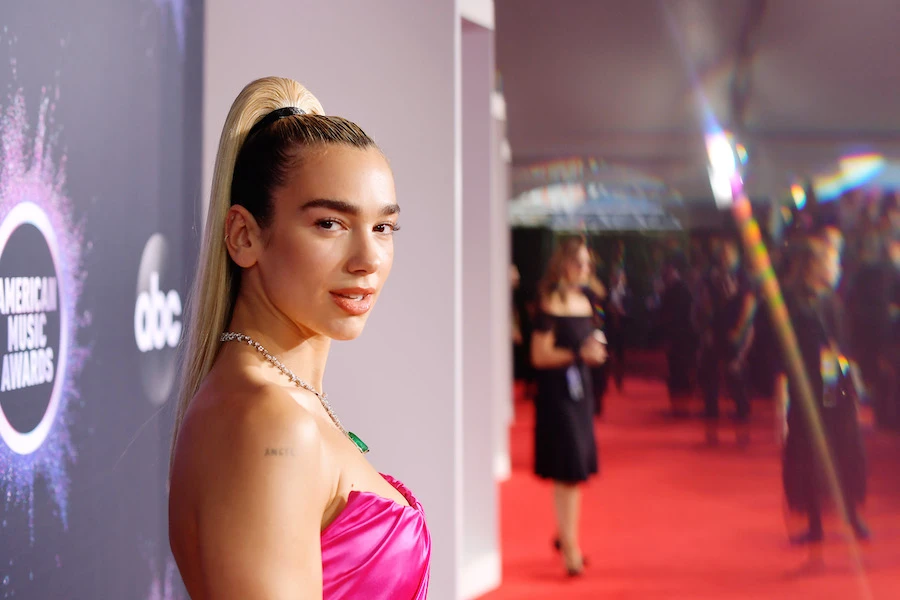 British pop singer Dua Lipa among the stars taking part in the fundraising event. (File/AFP)