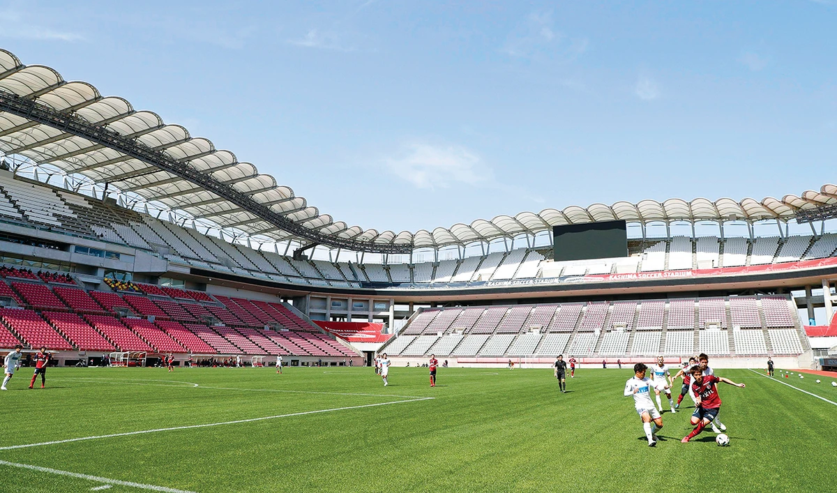 Japan’s soccer J-League is ready to resume its season with games played behind closed doors, and fans cheering — or booing — via a smartphone app. (AP)