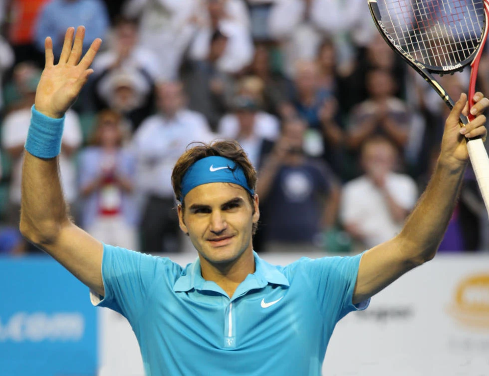 Swiss tennis legend Roger Federer has spent a record 310 weeks as world number one, winning 18 of 19 Grand Slam finals from 2005-2010. (Shutterstock)