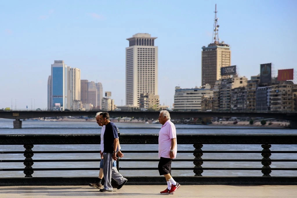 The Egyptian government announced new regulations to stop the further spread of the virus as the public prepared for life after lockdown and coexisting with the coronavirus. (File/AFP)