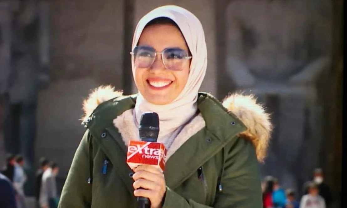 Egyptian news presenter Aya Abdelrhman Shaheen tested positive for the coronavirus. (Instagram/@ayaarahman_shaheen)