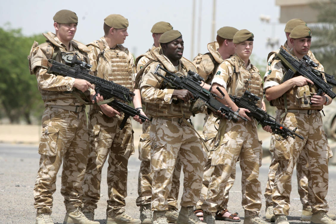 British combat troops fought alongside other coalition forces in an effort to quell an insurgency that followed the 2003 US invasion. (File/AFP)