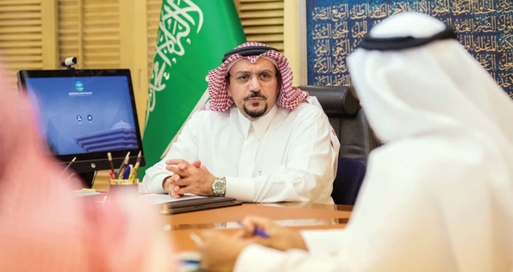Qassim Gov. Prince Faisal bin Mishaal on Tuesday chaired an online meeting to discuss COVID-19 precautions following easing of restrictions. (SPA)