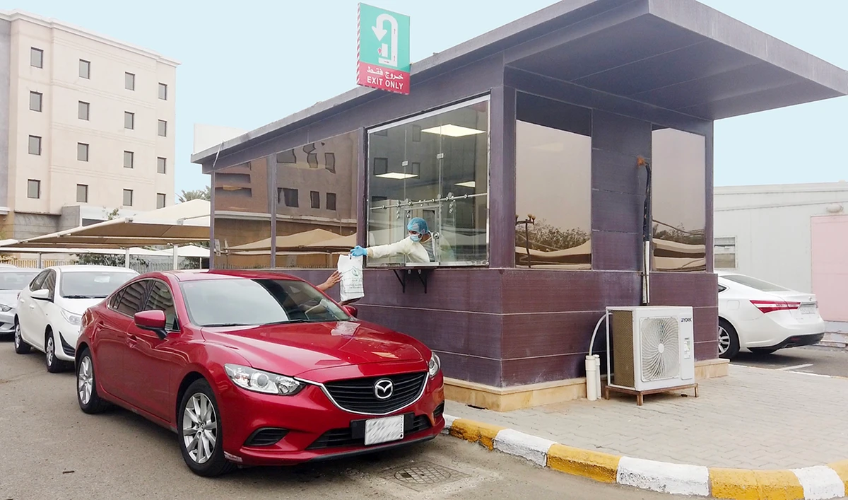 Hospital drive-through in Saudi Arabia is sweet medicine for patients