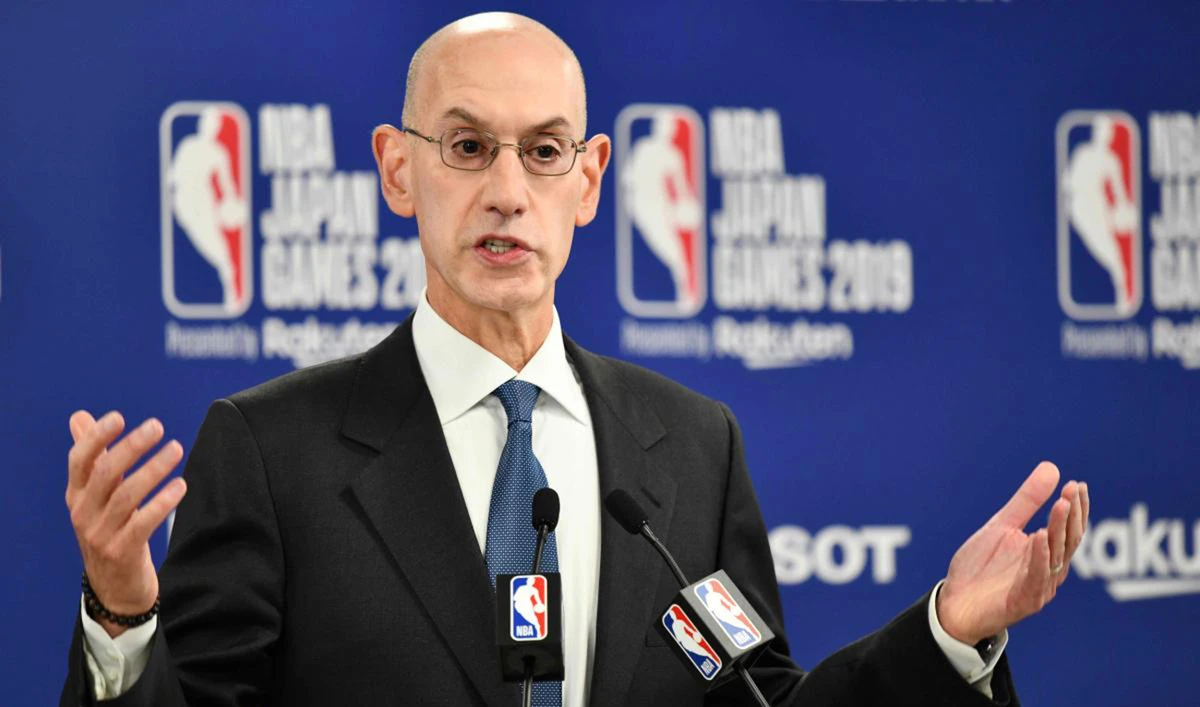 Adam Silver. (AFP)