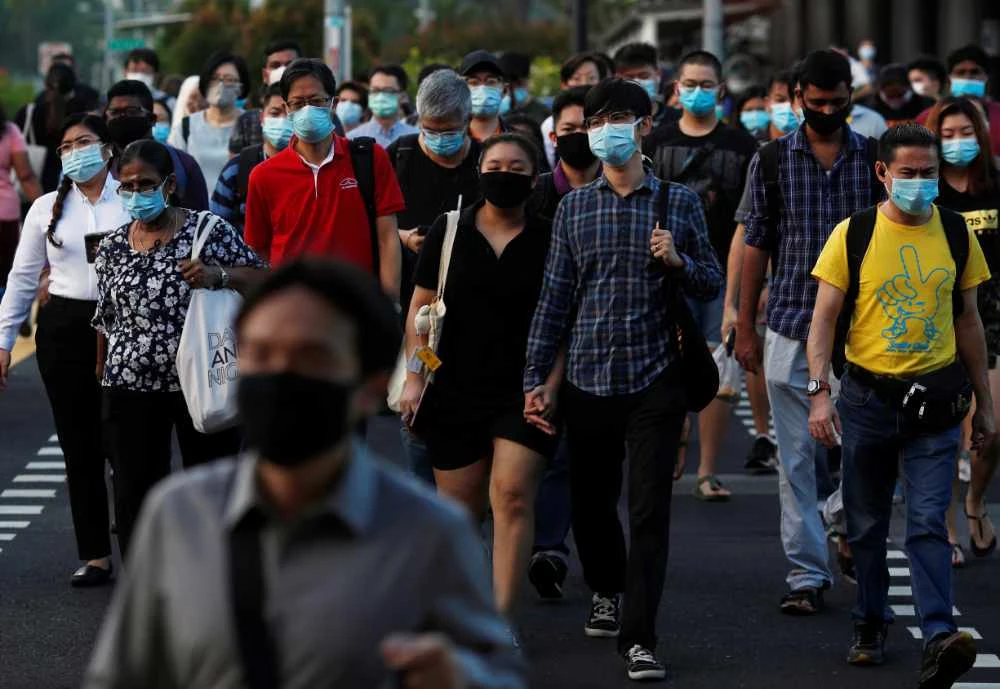 Singaporeans expect to receive contact-tracing technology. (Reuters)