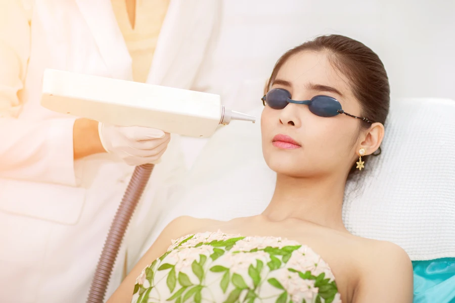 Laser-resurfacing procedures have gained popularity over the past couple of years. (Getty)