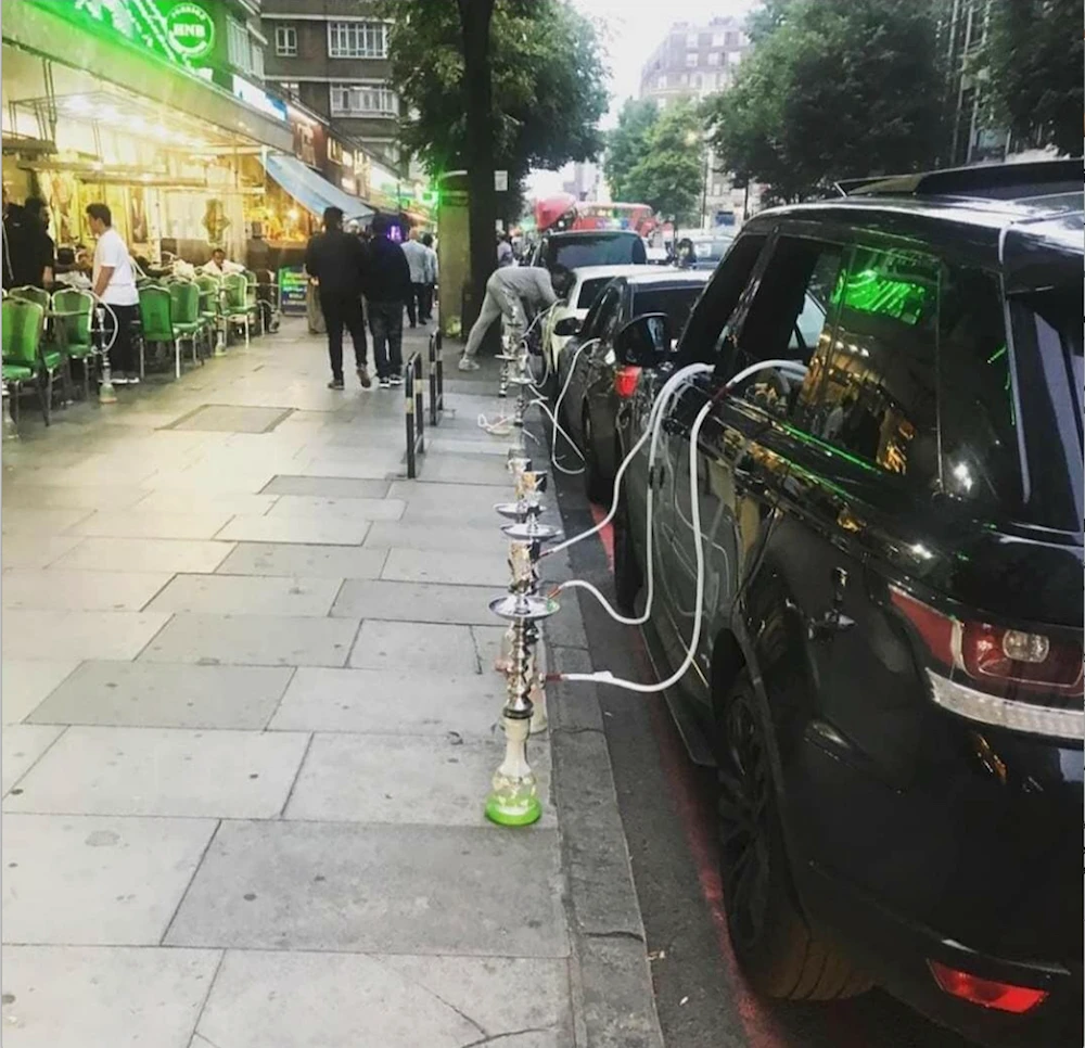 No, London’s Edgware Road cafes are not serving ‘drive in’ shishas