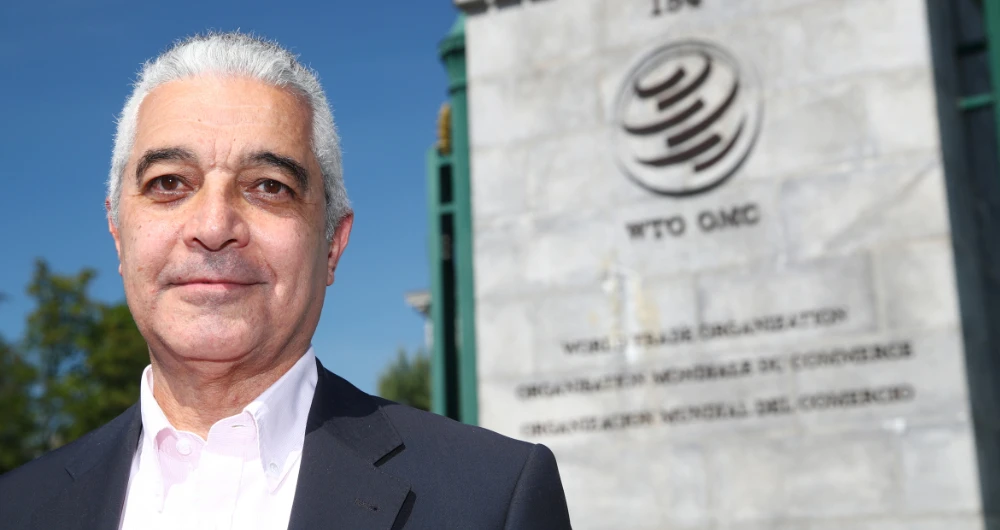 Egypt's Hamid Mamdouh, one of the first people to officially declare his candidacy to replace Roberto Azevedo as Director-General of the World Trade Organization. (Reuters)