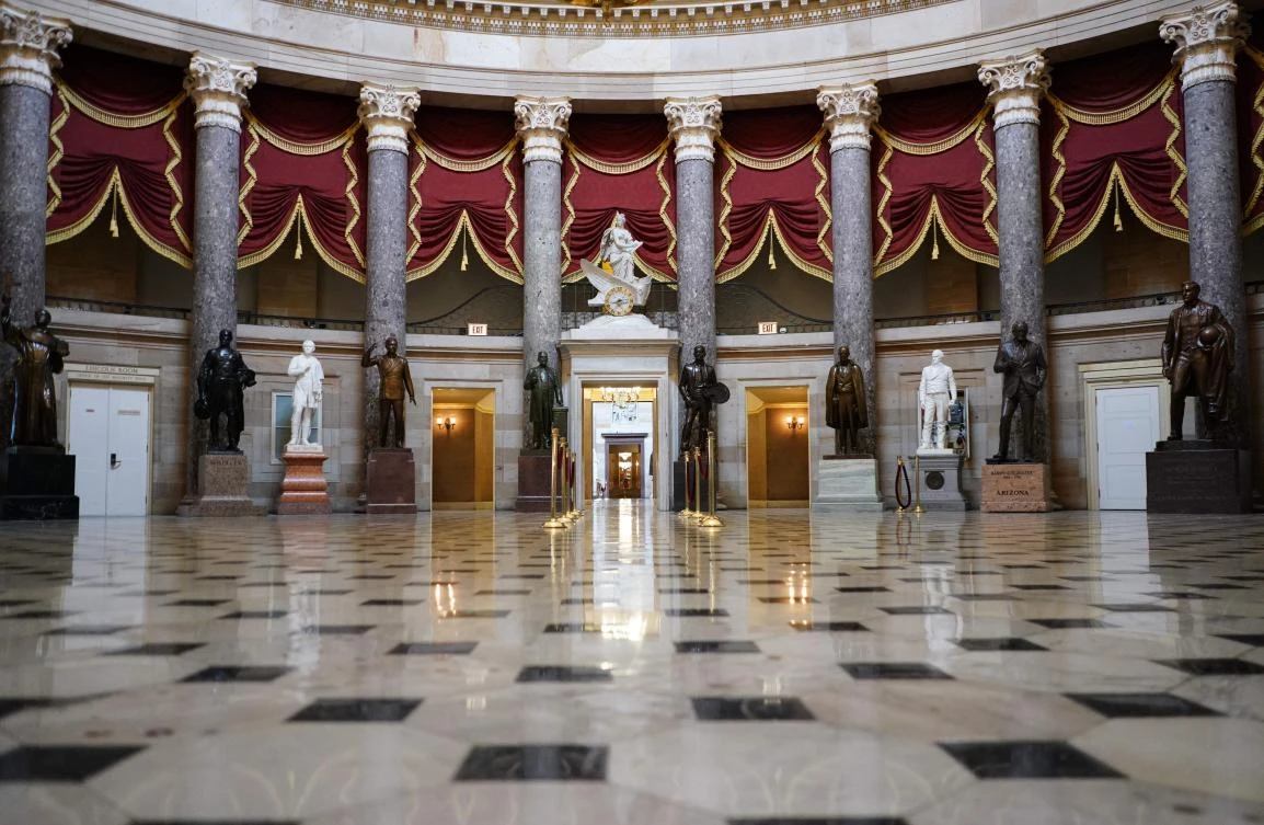 Pelosi lacks the authority to order the removal of the 11 Capitol statues honoring Confederates. (AFP)