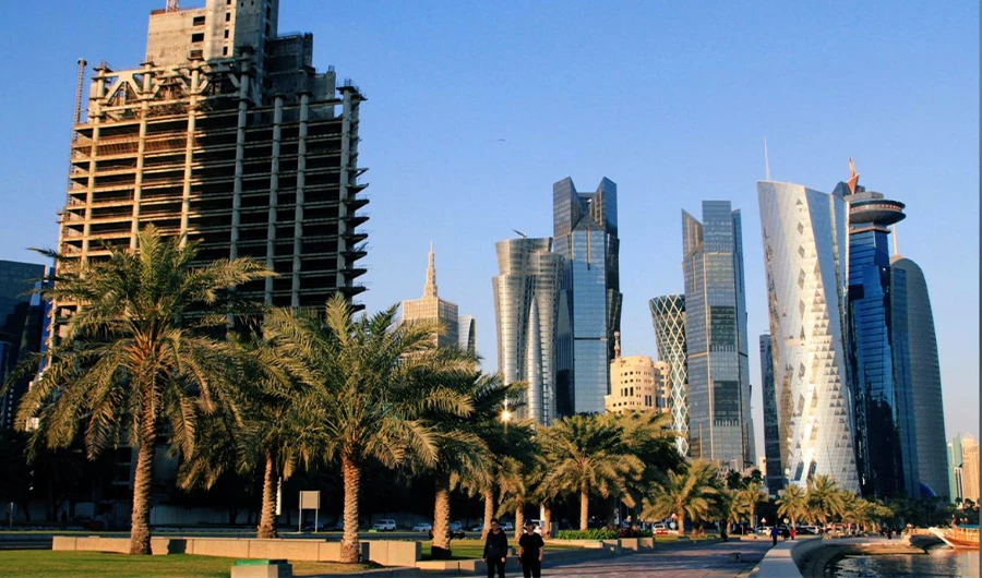 A general view of the Corniche Towers is seen in Doha, Qatar February 5, 2019. REUTERS/File Photo