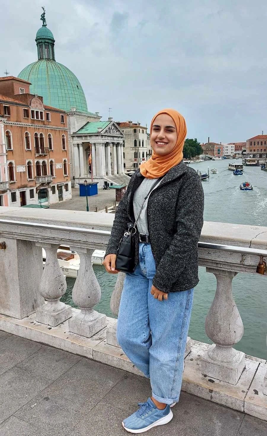 Palestinian Aseel Bader touched down in Tuscany in January and weeks later Italy imposed a lockdown, prompting Bader to look for a way back to Hebron. (AFP)