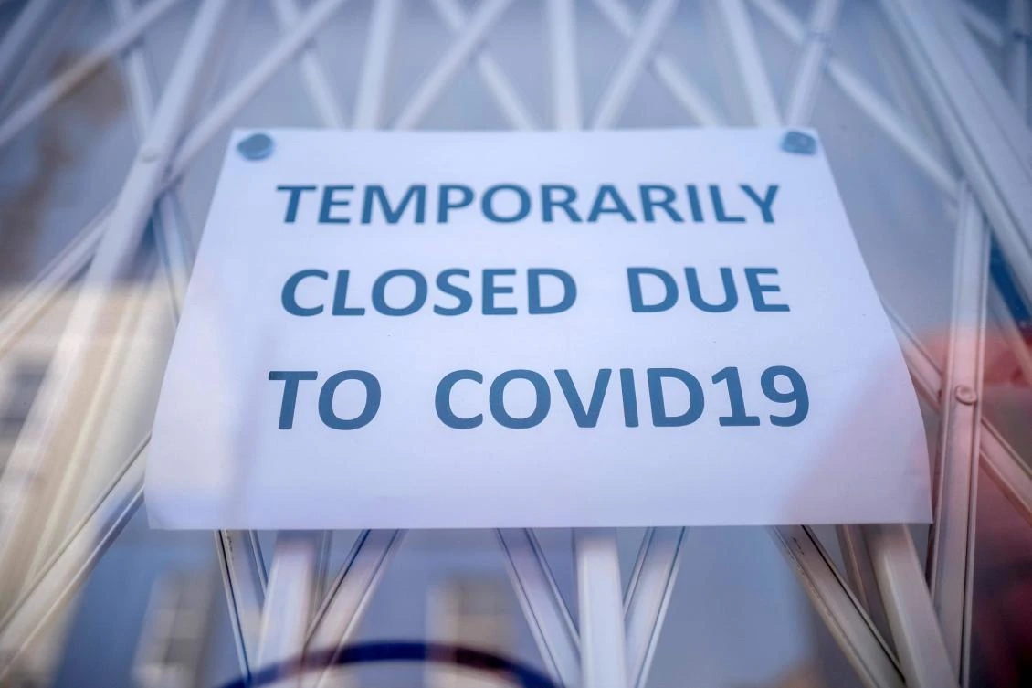Britain’s coronavirus lockdown shuttered factories, offices and shops. (AFP)