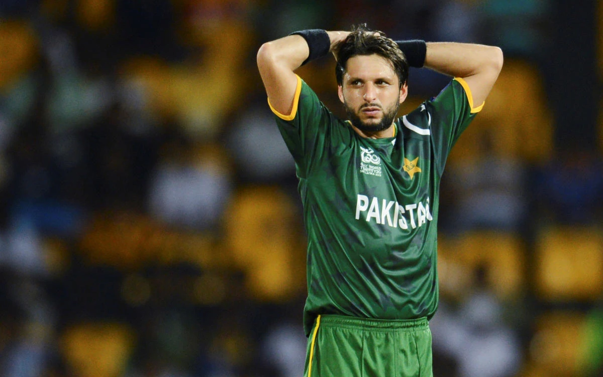 Pakistan’s Shahid Afridi looks on during the ICC World Twenty20 Super 8 cricket match against Australia at the R. Premadasa Stadium in Colombo in 2012. (Reuters/File Photo)