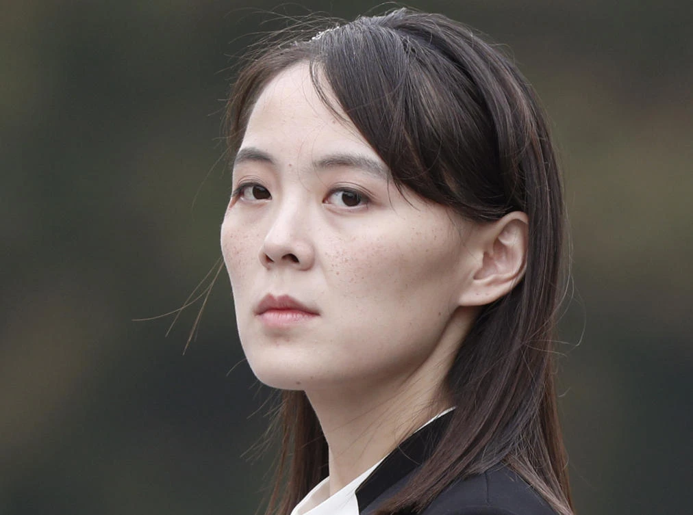 Kim Yo Jong, sister of North Korea's leader Kim Jong Un attends a wreath-laying ceremony at Ho Chi Minh Mausoleum in Hanoi, Vietnam. (File/Jorge Silva/Pool Photo/AP)