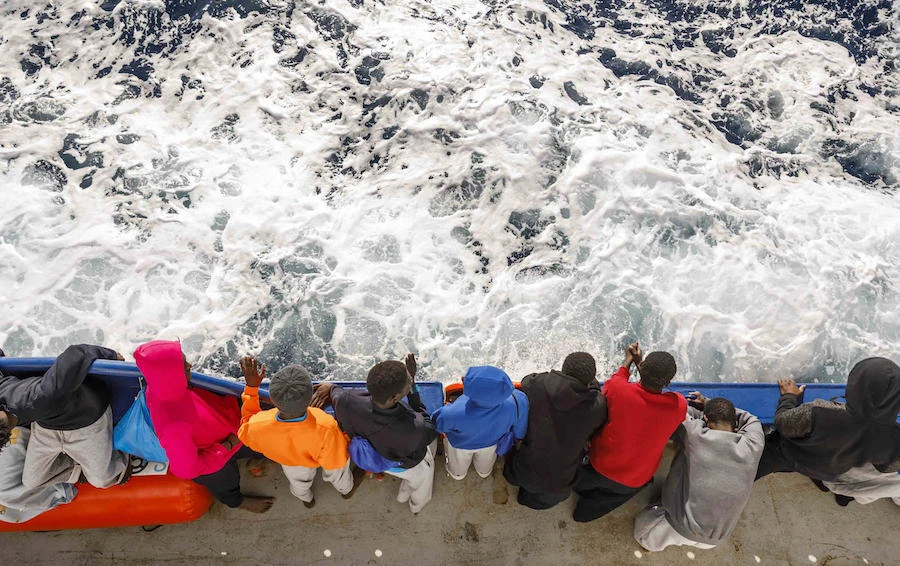 ost migrants make the perilous journey in ill-equipped and unsafe rubber boats. (File/AFP)