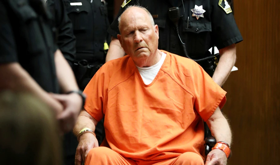 Joseph James DeAngelo, 72, who authorities said was identified by DNA evidence as the serial predator dubbed the Golden State Killer, appears at his arraignment in California Superior court in Sacramento, California, U.S., April 27, 2018. (REUTERS)