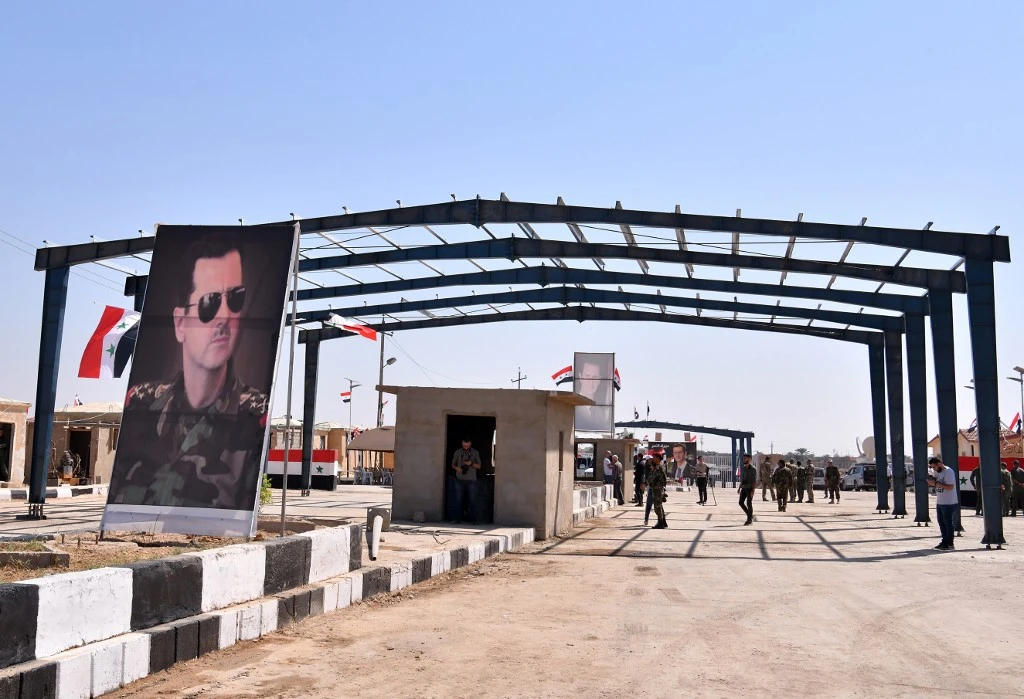 The border-crossing between Albu Kamal in Syria and Al-Qaim in Iraq. (AFP/File photo)