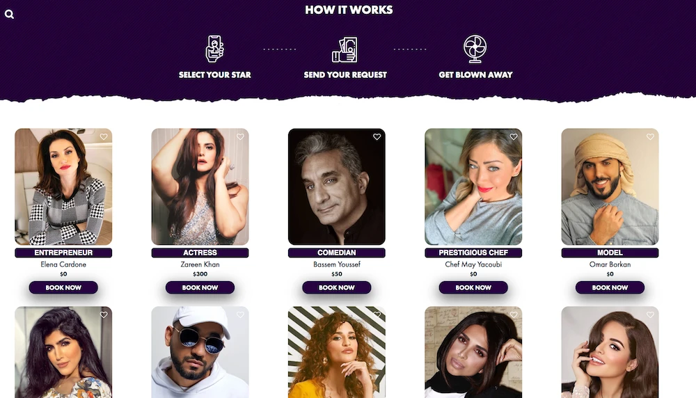 Fans get closer to celebrities with first Middle East shout-out platform