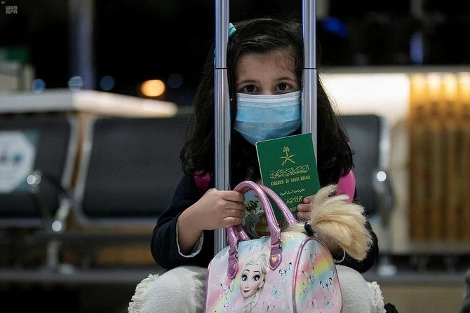 A total of 80 flights scheduled to carry citizens from US cities to Saudi Arabia’s main airports are expected to carry between 16,000 and 20,000 citizens. (File/SPA)