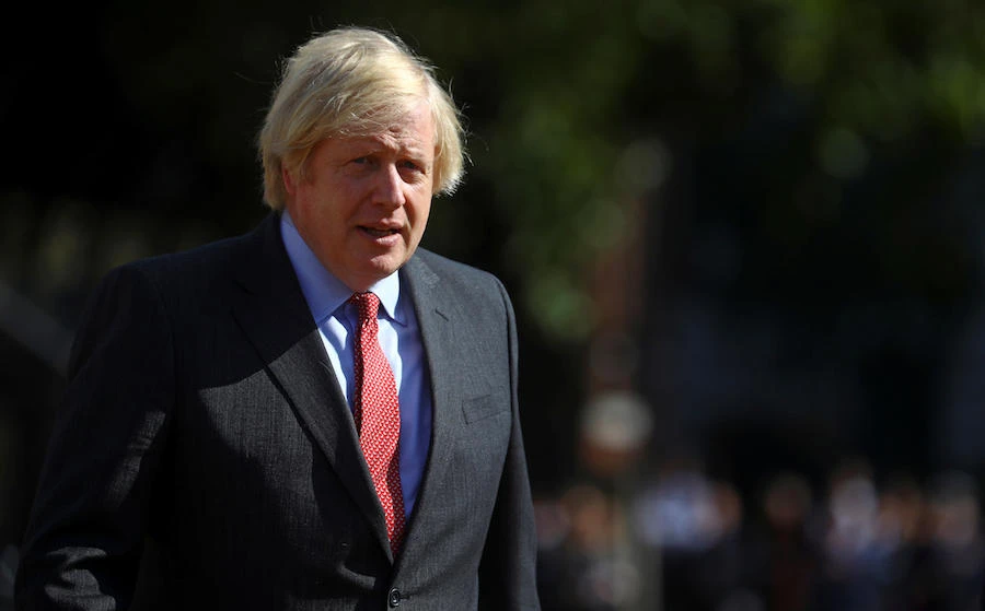 British Prime Minister Boris Johnson said on Friday that people should focus less on symbols and more on the substance of racism. (File/AFP)