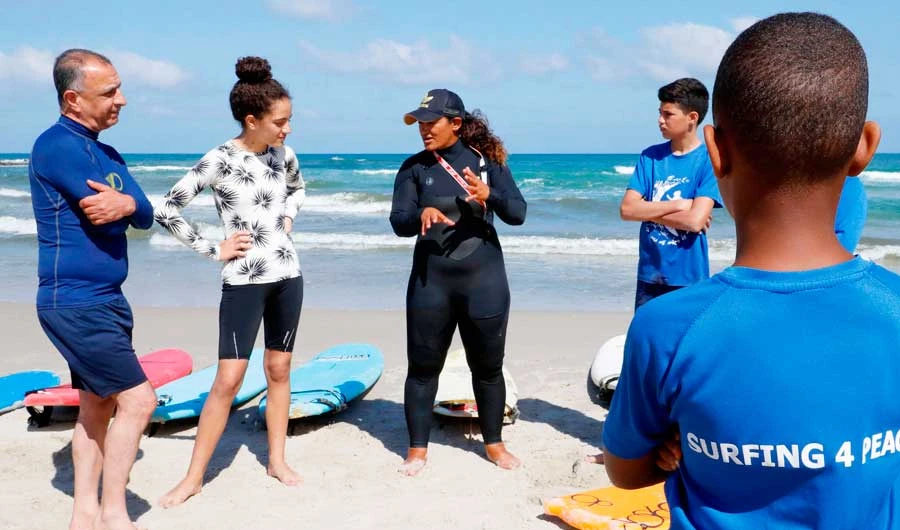 Arab Israeli surfer keeps hopes alive at last Arab village on Israel’s Mediterranean coast