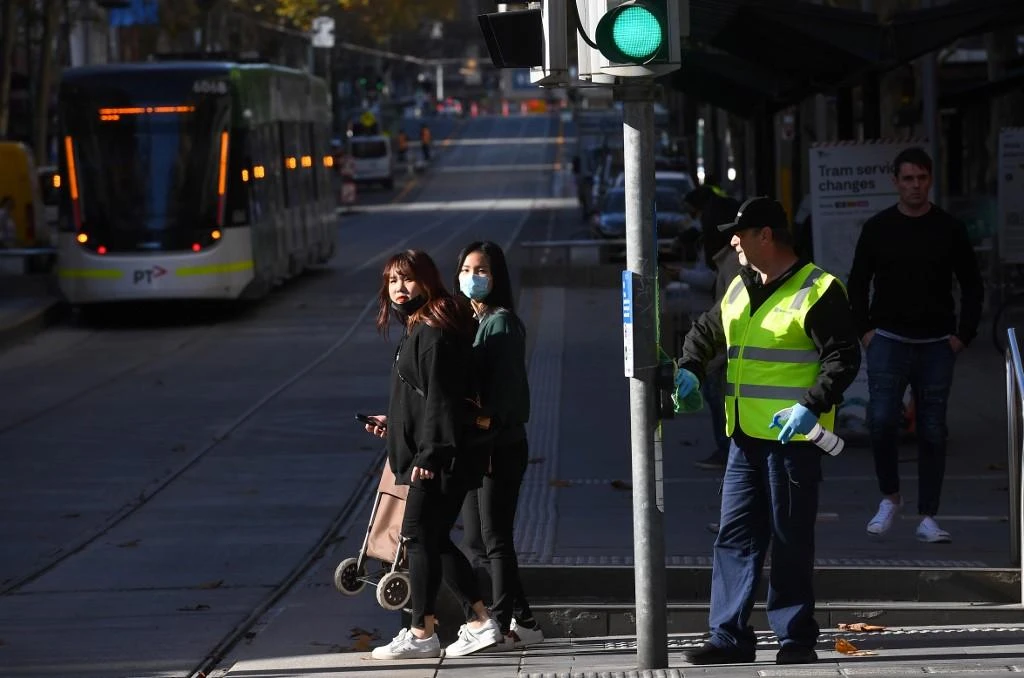 Victoria is responsible for around a quarter of Australia’s total reported 7,400 cases but is driving a recent uptick in active cases. (AFP)