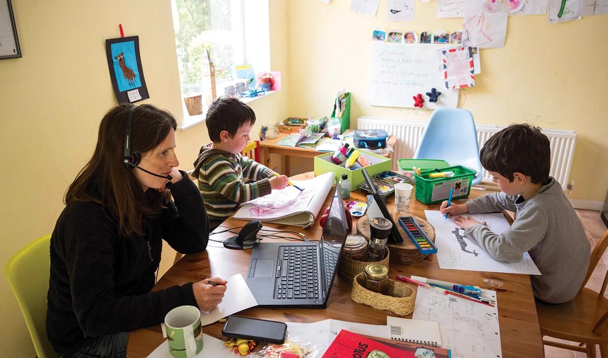 Mothers traditionally assume a larger share of unpaid housework on top of their paid work. (AFP)