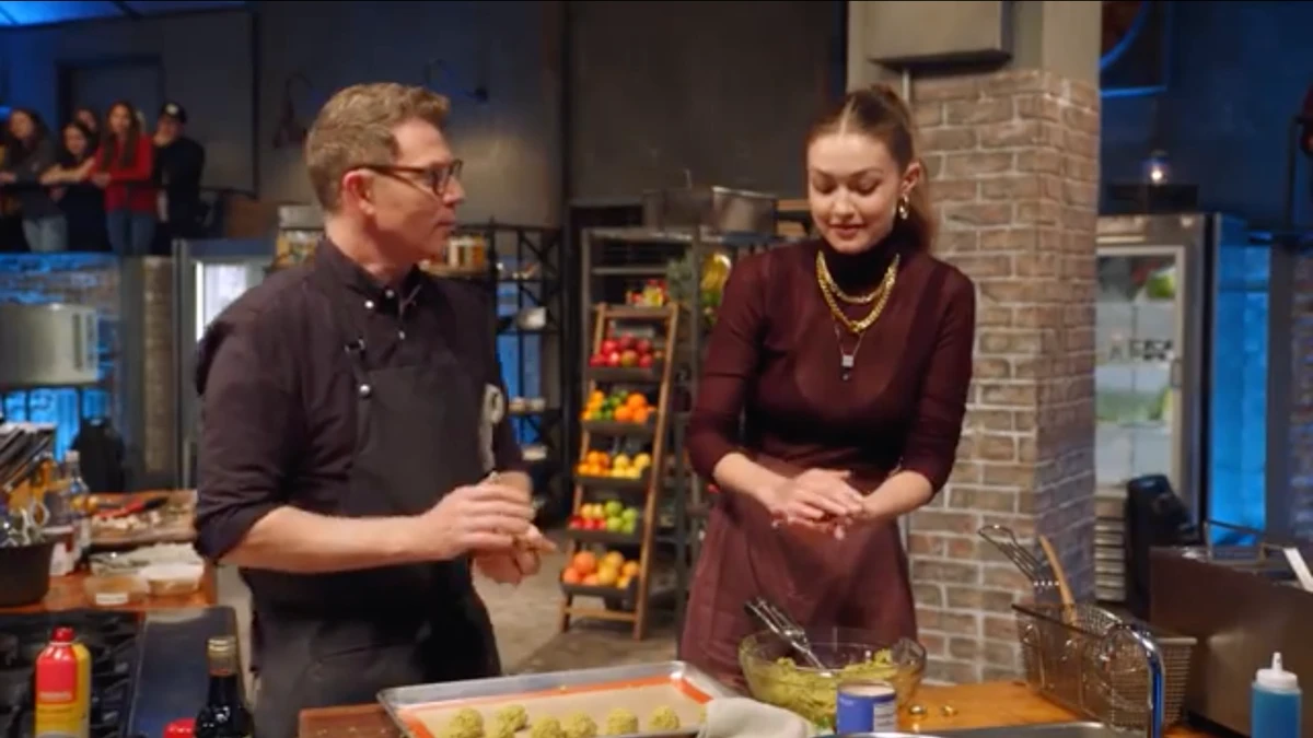 The 25-year-old celebrity shot the episode of “Beat Bobby Flay” last October. (Instagram)