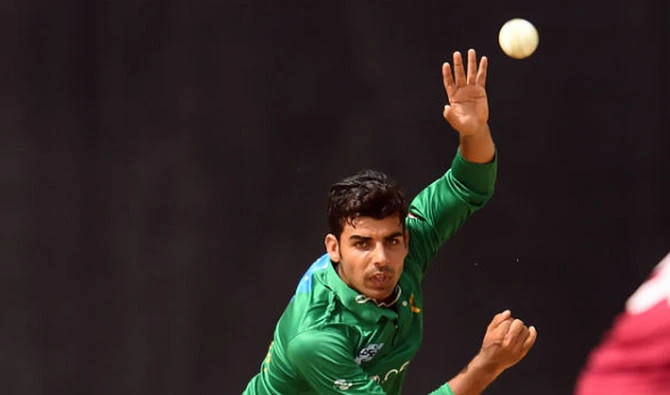 Three Pakistan cricketers selected for the tour of England have tested positive for the coronavirus - including leg-spinner Shadab Khan. (AFP/File Photo)