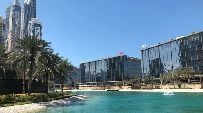 MBC headquarters in Dubai. (AP/File)