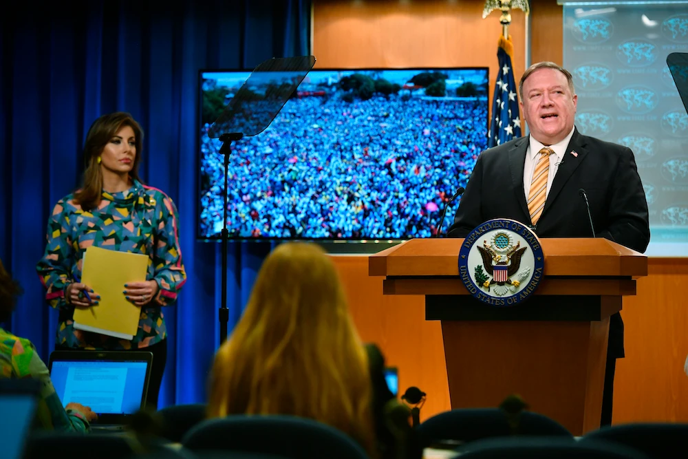 US hopeful world will accept extension of UN arms embargo on Iran