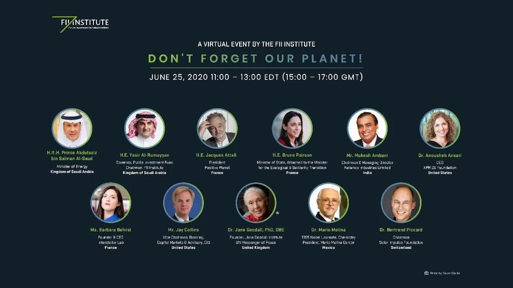 The Future Investment Initiative Institute (FII-I), a not-for-profit global foundation and the power behind the annual FII conference in Saudi Arabia, has announced the second of its planned FII Institute series of virtual events to take place on June 25. (Supplied)