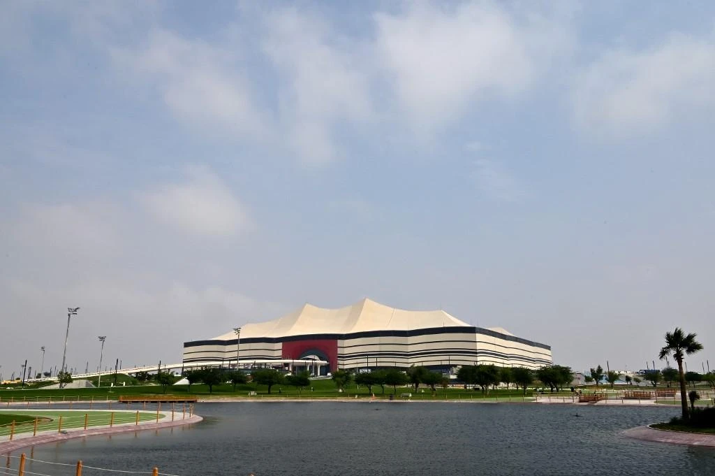 Construction at infrastructure to stage the tournament continued through the crisis even as Qatar halted non-essential retail and mosques, parks and restaurants closed. (File/AFP)