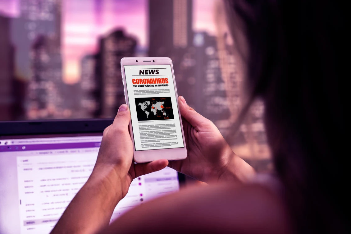 The survey underlined the coronavirus pandemic’s role in accelerating the digital transformation of print media institutions. (File/Shutterstock)