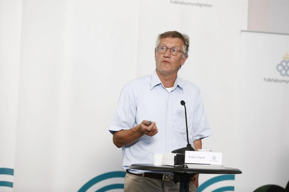 State epidemiologist Anders Tegnell of the Swedish Public Health Agency. (AFP/TT News Agency/Magnus Andersson)