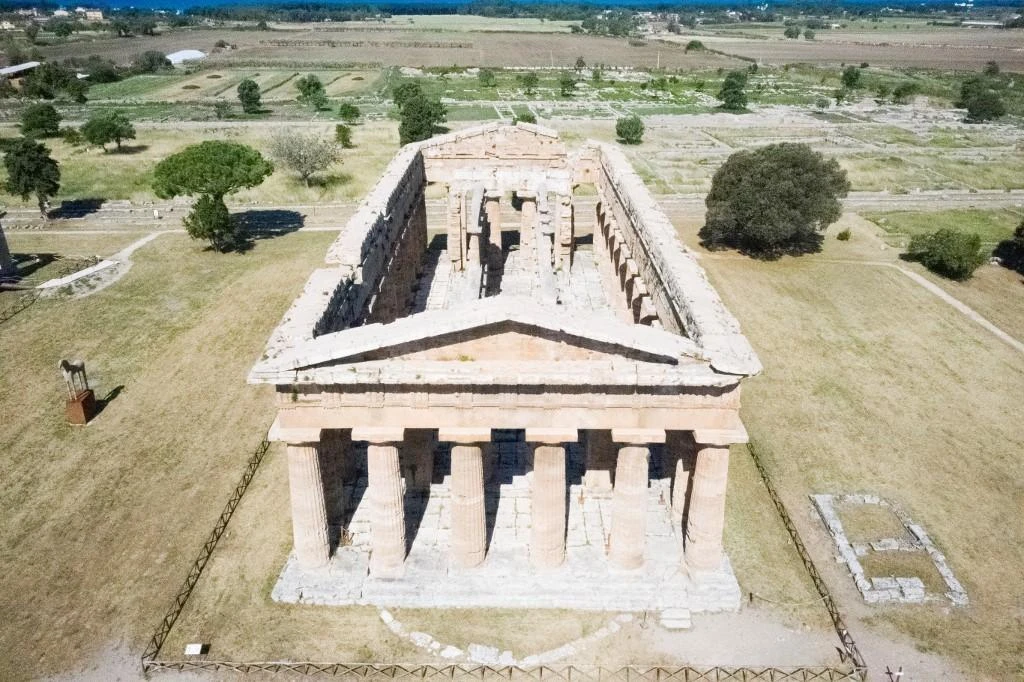 The concert will take place on a stage in front of the Temple of Neptune, a UNESCO World Heritage site built around 450 BC and still perfectly preserved. (File/AFP)
