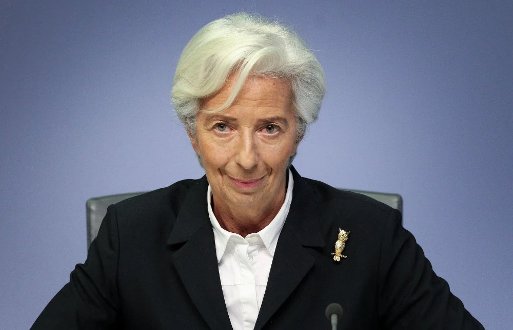 European Central Bank Chief Christine Lagarde. (AFP)