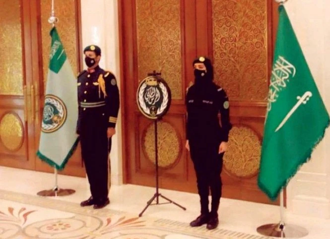 Saudi women were allowed to a join the military and police as well as part of the Saudi Arabia’s Vision 2030 Program of King Salman. (Twitter photo)