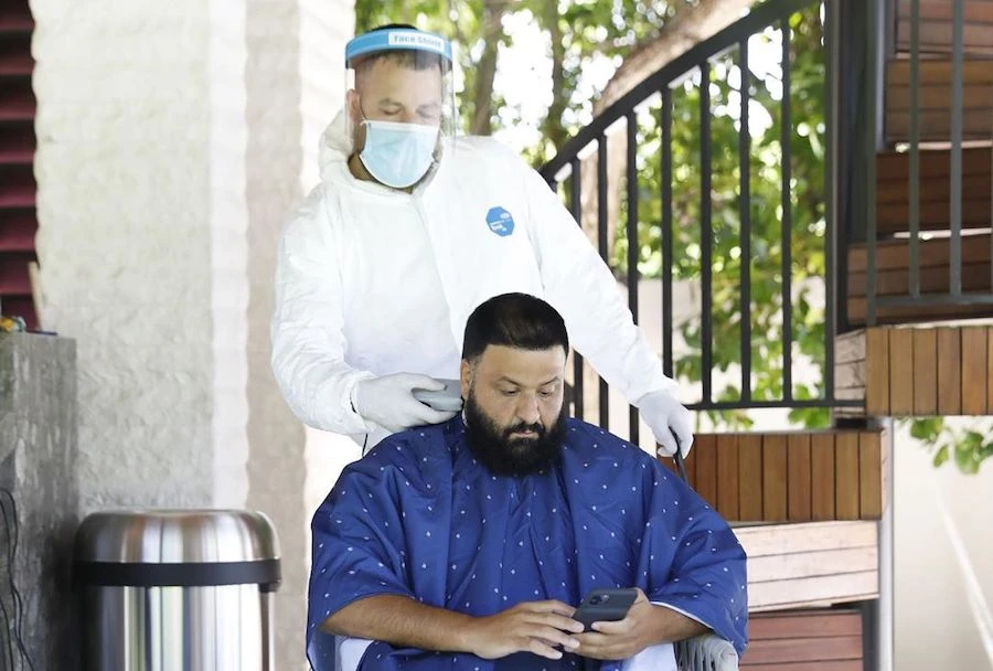 The US-Palestinian producer is not taking any risks when it comes to the coronavirus. Instagram