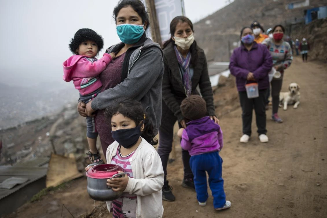 Latin American countries such as Peru have seen the virus spreading most rapidly in recent weeks. (AP)