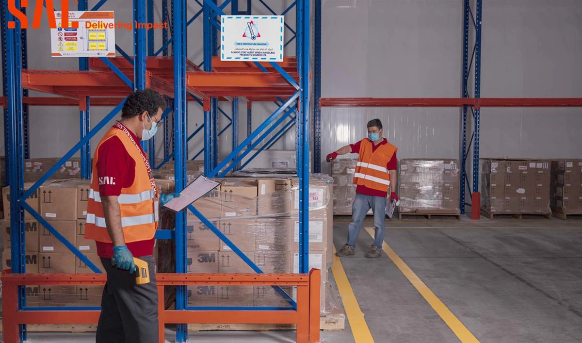 Saudi Arabian Logistics’ new warehouses in Dammam have an operational capacity of 14,000 tons a year.