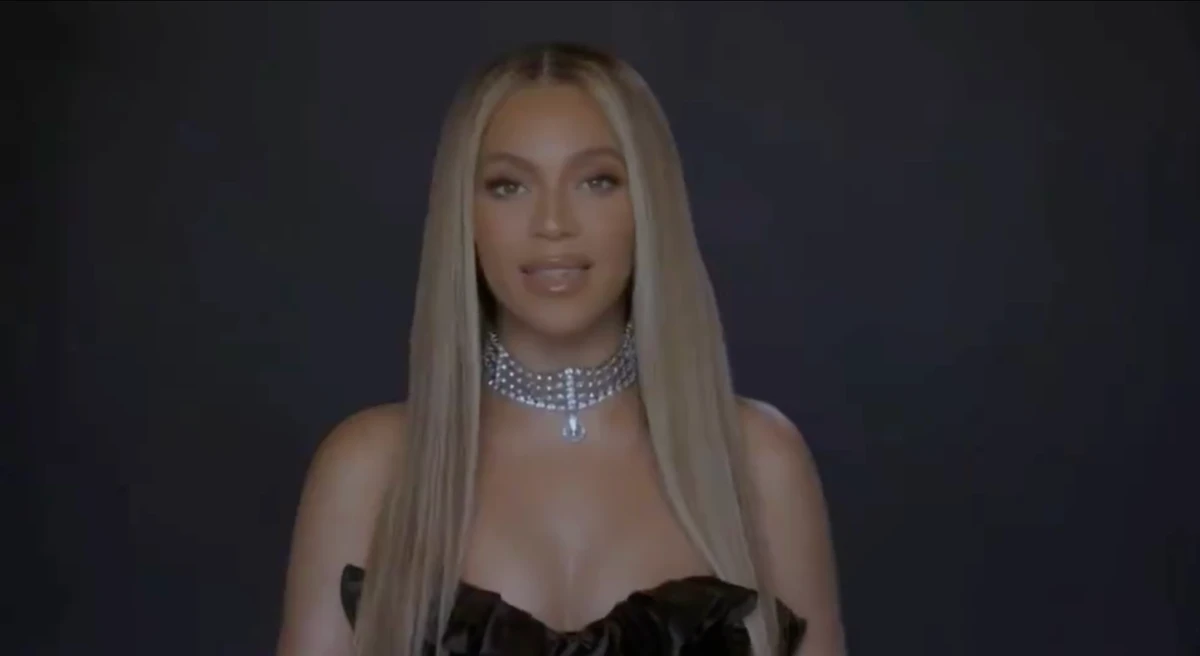 Beyoncé was honored for her philanthropic work and relief efforts during the COVID-19 crisis. (Twitter)