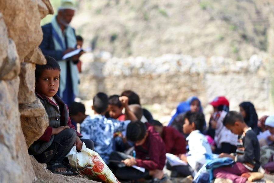 The war, which wrecked the devastated country’s already fragile ability to feed its population, began late in 2014, when Houthi rebels swept down from the mountains and occupied northern Yemen and the capital, Sanaa. (File/AFP)