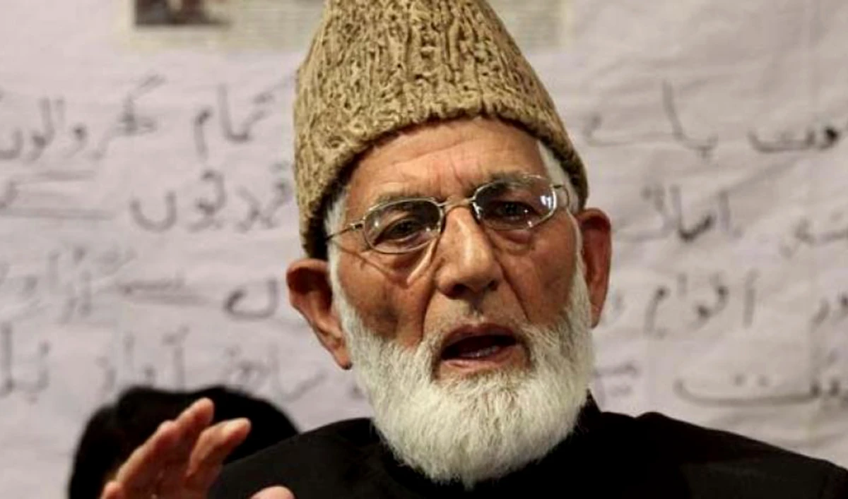 Kashmiri separatist leader Syed Ali Shah Geelani. (AP)